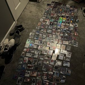 ENTIRE FOOTBALL CARD COLLECTION 150+ AUTOS AND PATCHES + extra rookies